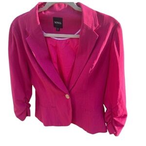 XOXO Fuchsia Blazer Jacket for Women